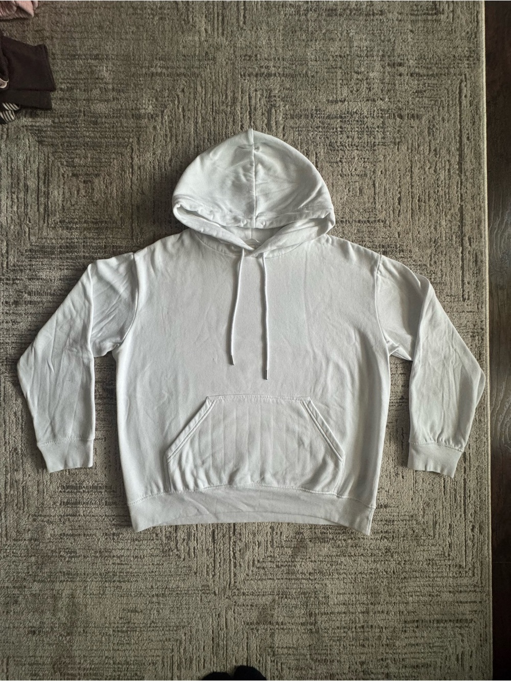 H&M White Women's Pullover Hoodie
